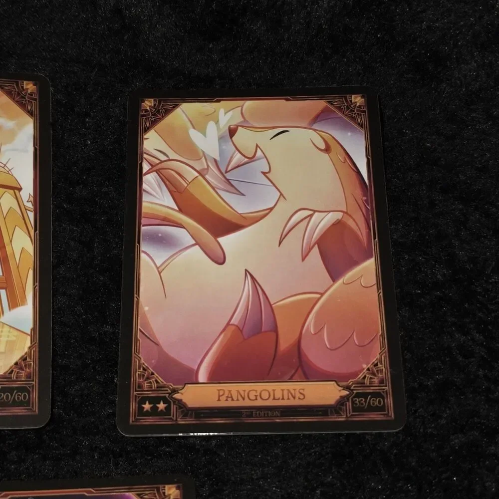 Lot Hazbin Hotel Cards Pangolins Gates Of Heaven Emily's Mural 16/60 20/60 33/60